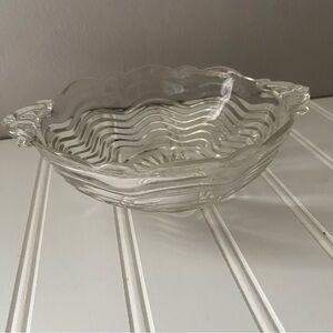 Clear Glass Decorative Bowl